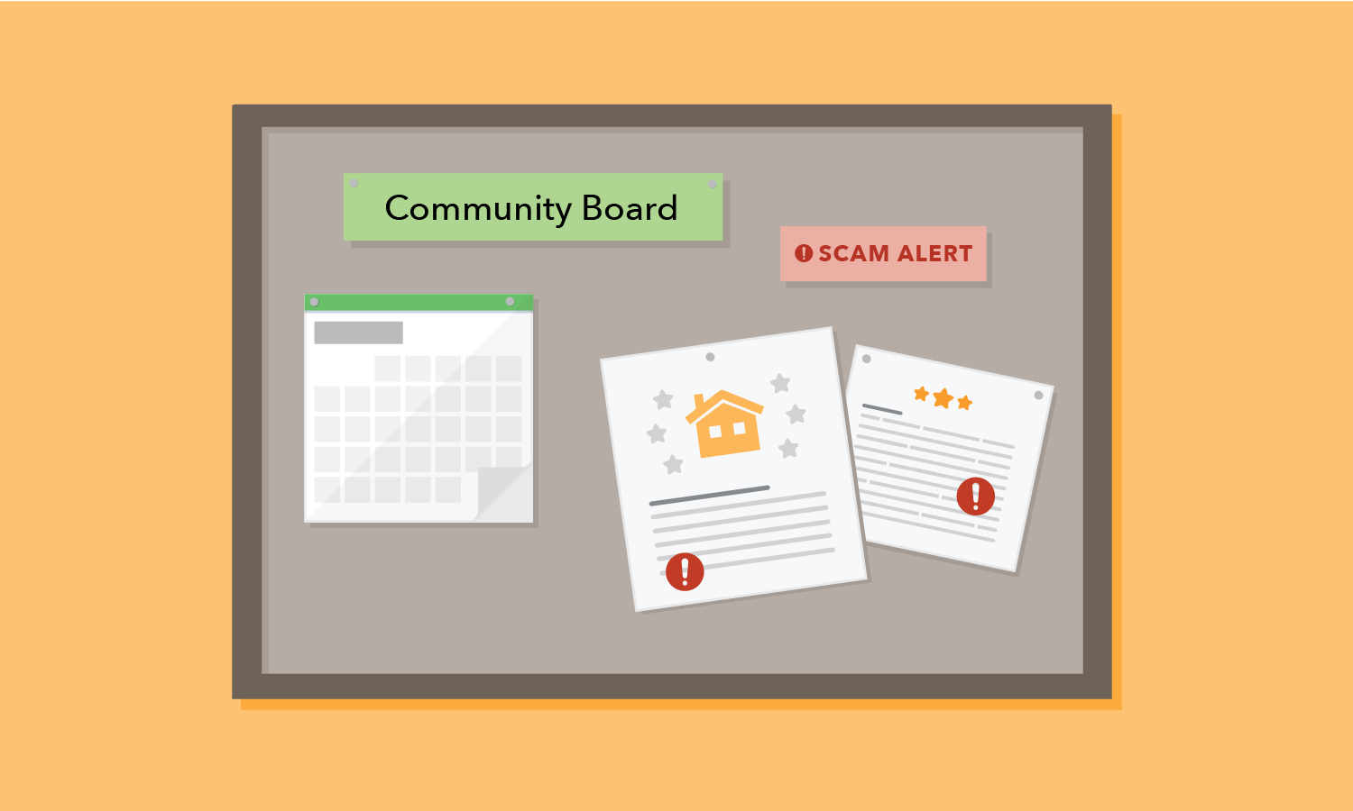 community bulletin board